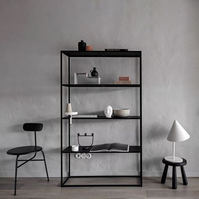 Open Metal Etagere Bookcase Contemporary Shelf Bookcase with Shelves Clearhalo 'Bookcases' 'furn' 'furn_bookcases' 'Furniture' 'furniture_bookcases' 'kitchen' 'kitchen_bookcases' 'Living Room Furniture' 'Office Furniture' 1200x1200_9ce35356-5ccb-456b-9b08-e1857291da45