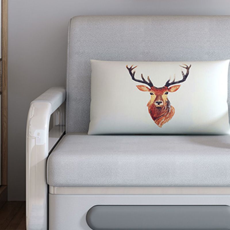 スカンジナビアのソファベッド、フェイクレザーの布団、マットレス付きマットレス