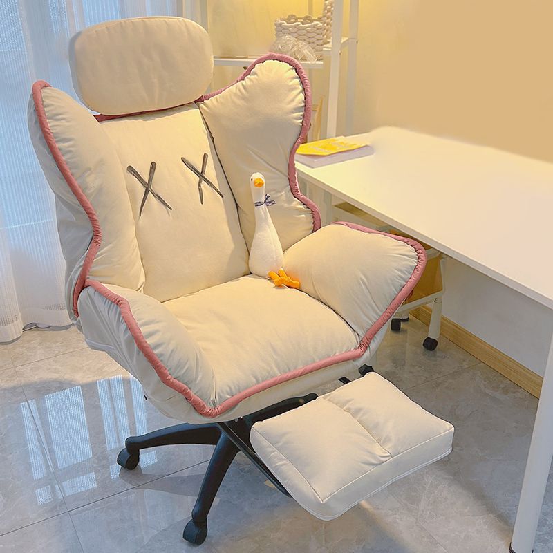 Chaise de bureau contemporaine Nylon Base Swivel Rolling Task Chair avec roues