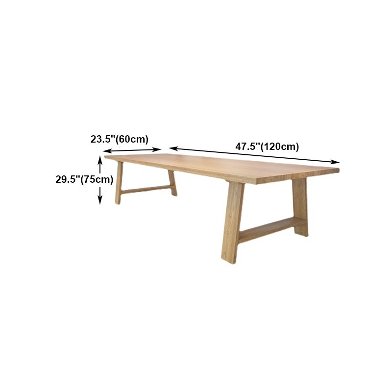Solid Wood Office Table Contemporary Wood Color Meeting Table Clearhalo 'furn' 'furn_office_desk' 'Furniture' 'Office Desks' 'Office Furniture' 'office_desk' 1200x1200_9cec0d33-f38a-4ac7-b5ca-75649dc35c3c