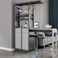 Modern Rectangle Bar Table Artificial Wood Table with Wine Cabinet for Living Room Clearhalo 'Bar Furniture' 'Bar Tables' 'bar_tables' 'furn' 'furn_bar_tables' 'Furniture' 'Kitchen & Dining Furniture' 1200x1200_9cec49e2-030a-4caf-bb79-1dfb9f921654