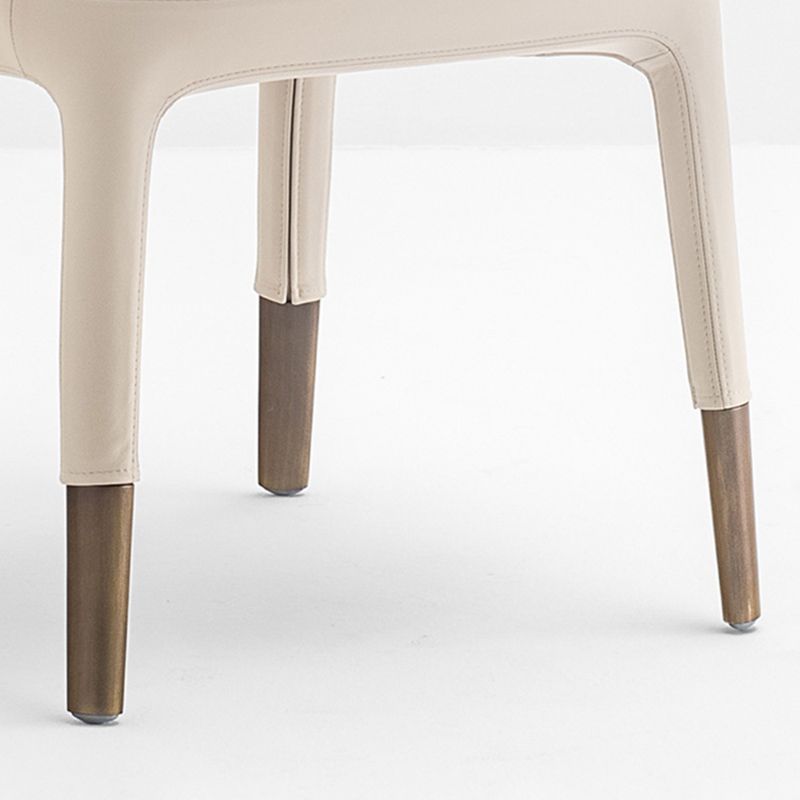 Leather Parsons Arm Chair Indoor Dining Chair for Dining Room Clearhalo 'Dining Chairs' 'Dining Tables & Seating' 'dining_chair' 'furn' 'furn_dining_chair' 'Furniture' 'Kitchen & Dining Furniture' 1200x1200_9cedfc28-07ec-4d13-97aa-74345e57118c