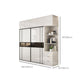 White Colour Wooden Wardrobe Cloth Rod Included Wardrobe Closet with Shelves Clearhalo 'Armoires & Wardrobes' 'armoires_wardrobes' 'Bedroom Furniture' 'furn' 'furn_armoires_wardrobes' 'Furniture' 1200x1200_9cef6e93-b57e-487e-8617-10b420a46606