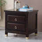 Traditional Accent Table Nightstand Antique Finish Drawer Storage Bed Nightstand Clearhalo 'Bedroom Furniture' 'furn' 'furn_night_stand' 'Furniture' 'night_stand' 'Nightstands' 1200x1200_9cefadbb-3df4-4a76-955f-afa227377325