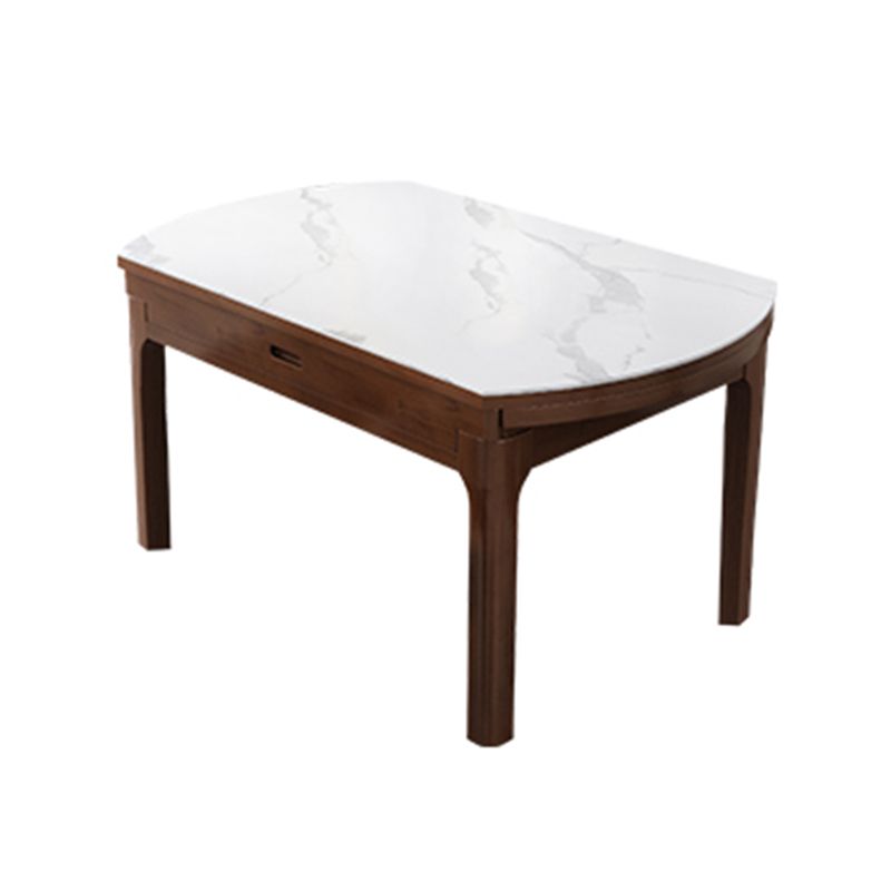 Minimalist Extendable Round Shape Table Standard Sintered Stone Dining Table for Kitchen Clearhalo ' dining_table' 'Dining Tables & Seating' 'Dining Tables' 'furn' 'furn_dining_table' 'Furniture' 'furniture_dining_table' 'Kitchen & Dining Furniture' 'kitchen&dining_furn' 'kitchen' 'kitchen_dining_table' 1200x1200_9cefb86e-0aff-4551-a5c3-ccc318a443d2