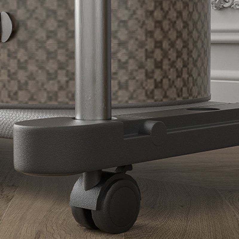 Métal de rack de manteau contemporain Aucun crochet pénible inclus