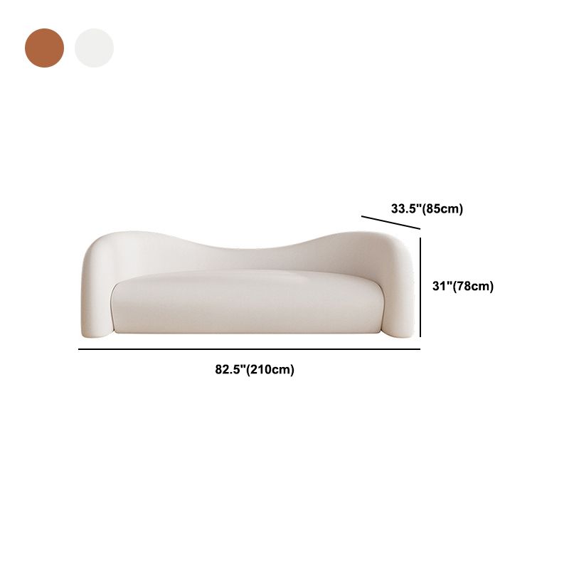 Canapé de dos étanché contemporain canapé de bras en pente pour le salon