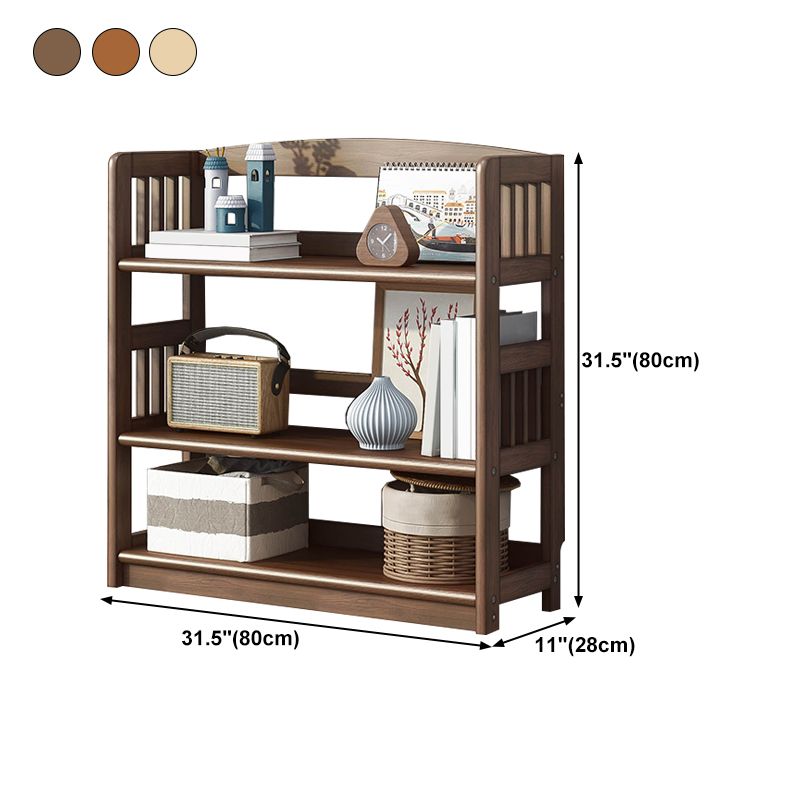 Standard Shelf Bookcase With Rectangular Shelves Wooden Bookshelf Clearhalo 'Bookcases' 'Furniture' 'furniture_bookcases' 'Office Furniture' 1200x1200_9cf24618-fd5e-4889-b5cb-f1903767130f