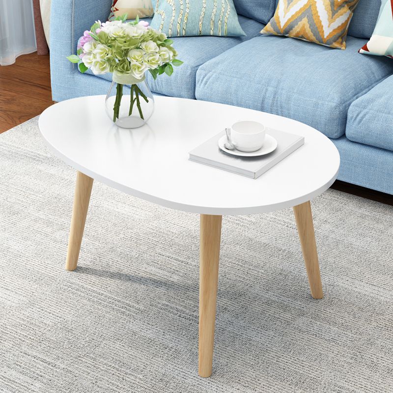 Contemporary 3 Legs and 4 Legs Cocktail Table Wooden Coffee Table
