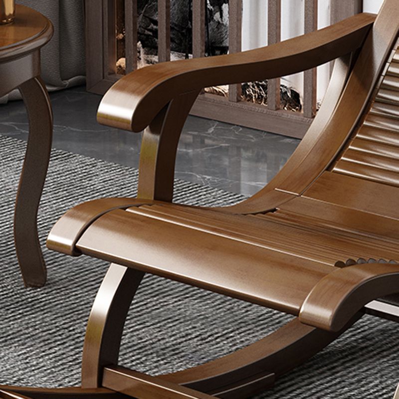 Mid-Century Modern Recliner Chair Solid Wood Recliner Chair for Living Room Clearhalo 'Chairs & Seating' 'furn' 'furn_rocking_chairs' 'Furniture' 'Living Room Furniture' 'Rocking Chairs' 'rocking_chairs' 1200x1200_9cf3c39f-f73b-42ba-85da-93ecc620a12d