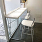 Modern Bar-height Table Solid Wood Top 41.3-inch Height Table Clearhalo 'Bar Furniture' 'Bar Tables' 'bar_tables' 'furn' 'furn_bar_tables' 'Furniture' 'Kitchen & Dining Furniture' 1200x1200_9cf53090-c5de-4ae6-9db7-9b943d1e8719