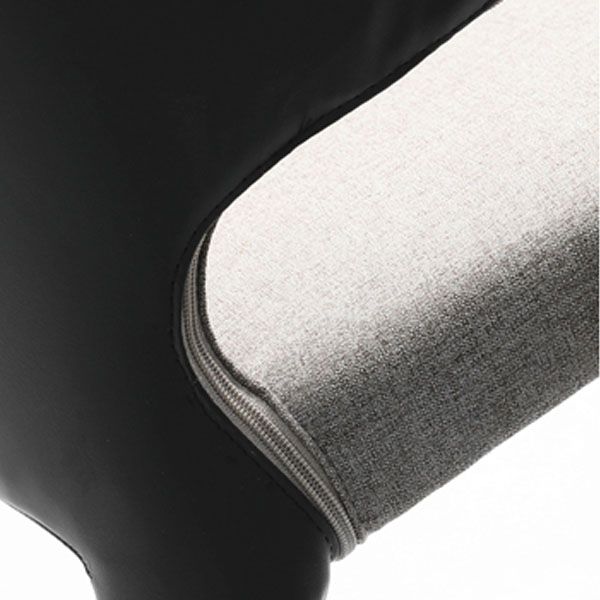 Modern Metal Dining Room Chair Wingback Arm Single Chair for Home Use Clearhalo ' kitchen&dining_furn' 'Dining Chairs' 'Dining Tables & Seating' 'dining_chair' 'furn' 'furn_dining_chair' 'Furniture' 'furniture_dining_chair' 'Kitchen & Dining Furniture' 'kitchen' 1200x1200_9cf5a8e0-0239-43bf-b228-ab5a5718da75