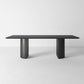 Solid Wood Black Tone Table Simplicity Double Pedestal Table for Dining Room Clearhalo ' dining_table' 'Dining Tables & Seating' 'Dining Tables' 'furn' 'furn_dining_table' 'Furniture' 'furniture_dining_table' 'Kitchen & Dining Furniture' 'kitchen&dining_furn' 'kitchen' 'kitchen_dining_table' 1200x1200_9cf5baee-3196-49c6-a38e-ae6317e64eea
