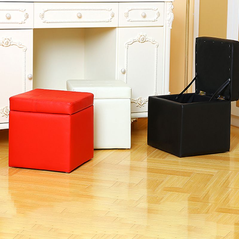 Modern Color Block Square Cube Water Resistant Storage Ottoman Clearhalo 'furn' 'furn_ottomans_poufs' 'Furniture' 'Living Room Furniture' 'Ottomans & Poufs' 'ottomans_poufs' 1200x1200_9cf5cab1-7cda-46e1-90ef-791ba0d6f11b