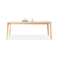 Contemporary Rectangular White Stone Dining Table with 4 Foot Clearhalo 'Dining Tables & Seating' 'Dining Tables' 'dining_table' 'furn' 'furn_dining_table' 'Furniture' 'Kitchen & Dining Furniture' 1200x1200_9cf6956d-d1dc-478c-8177-20d6c9c10d66