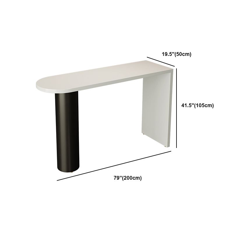Juego de mesa de pub moderno de forma libre, juego de mesa de bar superior de madera maciza de 1/3/4 piezas