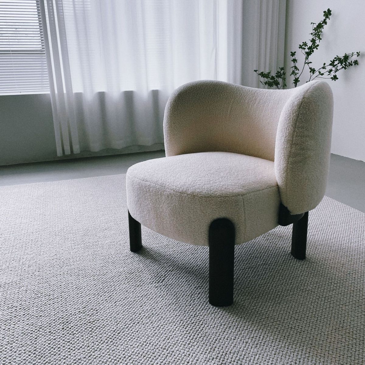 Contemporary Basic Four Leg Armchair Bedroom Solid Color Arm Chair Clearhalo 'Accent Chairs' 'accent_chairs' 'Chairs & Seating' 'furn' 'furn_accent_chairs' 'Furniture' 'Living Room Furniture' 1200x1200_9cfd2ef7-b4fb-449a-bc29-eae261605402