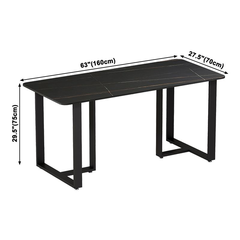Double Pedestal Home Furniture Industrial Style Stone Dining Room Collection Clearhalo ' dining_table' 'Dining Tables & Seating' 'Dining Tables' 'furn' 'furn_dining_table' 'Furniture' 'furniture_dining_table' 'Kitchen & Dining Furniture' 'kitchen&dining_furn' 'kitchen' 'kitchen_dining_table' 1200x1200_9cfd7e1b-9b19-4b6a-aa5a-f990aae69c71