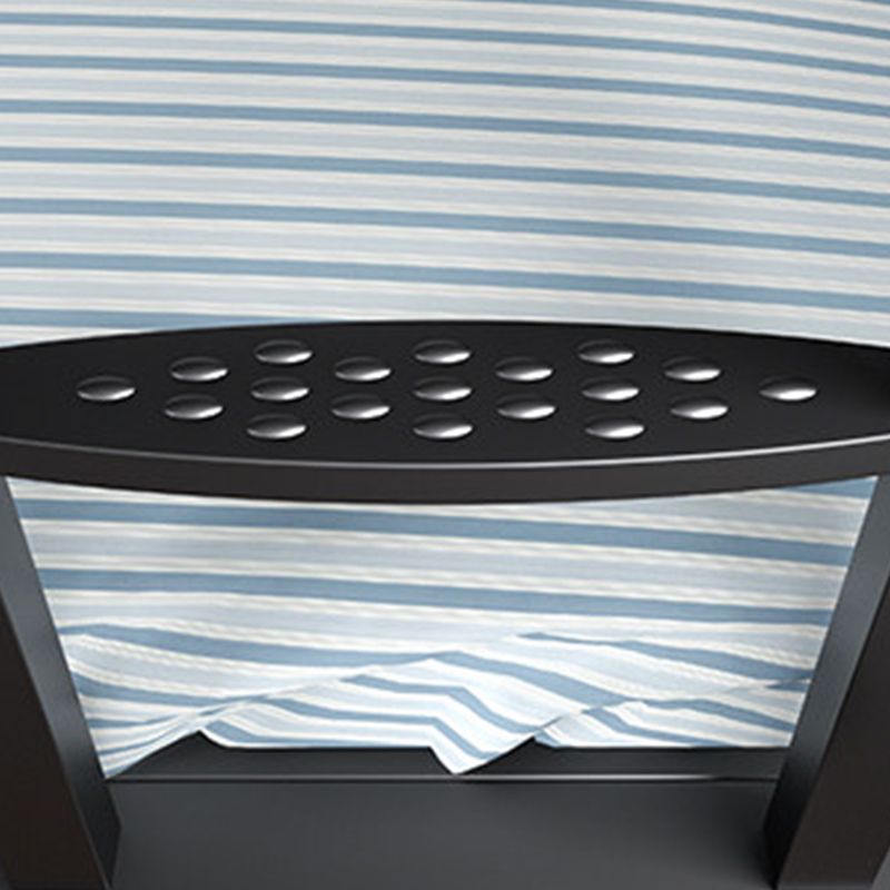 Letto a castello di ferro contemporaneo con gambe metalliche e alte 70,87 "a frame aperto