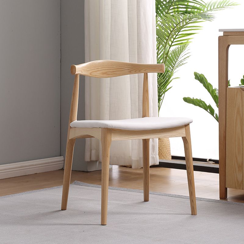 Traditional Side Chair Wood Open Back Dining Room Chair for Kitchen