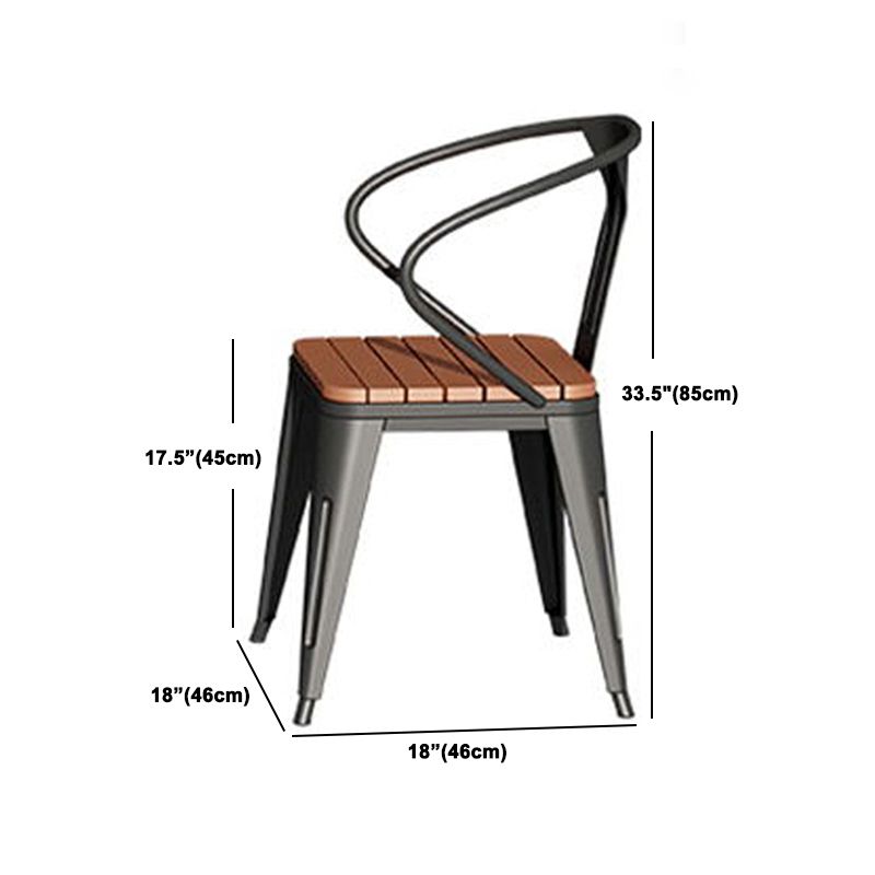 Ensemble de table rectangle contemporain 1/2/3/5/7 pièces de restauration avec chaises en métal