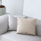 Tuxedo Arm Sofa Cushions with Pillows Seating in White and Beige