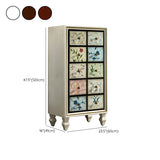 引き出し付きのアメリカの伝統的な木製の収納チェストチェスト