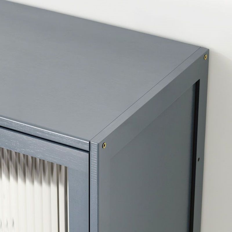 Sideboard in legno ingegnerizzato per porte della scheda laterale grigia per sala da pranzo