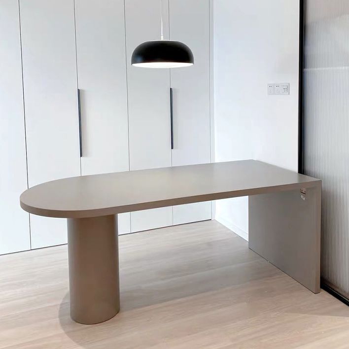 Tavolo da bar in stile moderno da bar in legno massiccio con doppio piedistallo