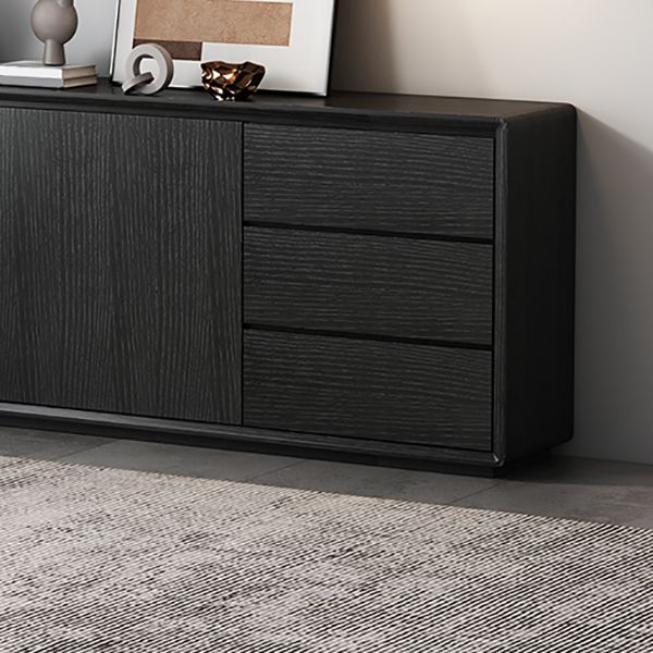 Modern and Contemporary Buffet Wood Server with Cabinets and Drawers Clearhalo 'buffet_sideboard' 'Buffets & Sideboards' 'furn' 'furn_buffet_sideboard' 'Furniture' 'Kitchen & Dining Furniture' 1200x1200_9d0ccbeb-30cd-4fee-9a20-01e925ce0119