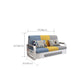 Contemporary Upholstered Sleeper Sofa Loose Back Fabric Sofa Bed Clearhalo 'furn' 'furn_futons' 'Furniture' 'Futons & Daybeds' 'Futons' 'Living Room Furniture' 1200x1200_9d1254a4-c879-41c9-ac4c-6ce6235ba703