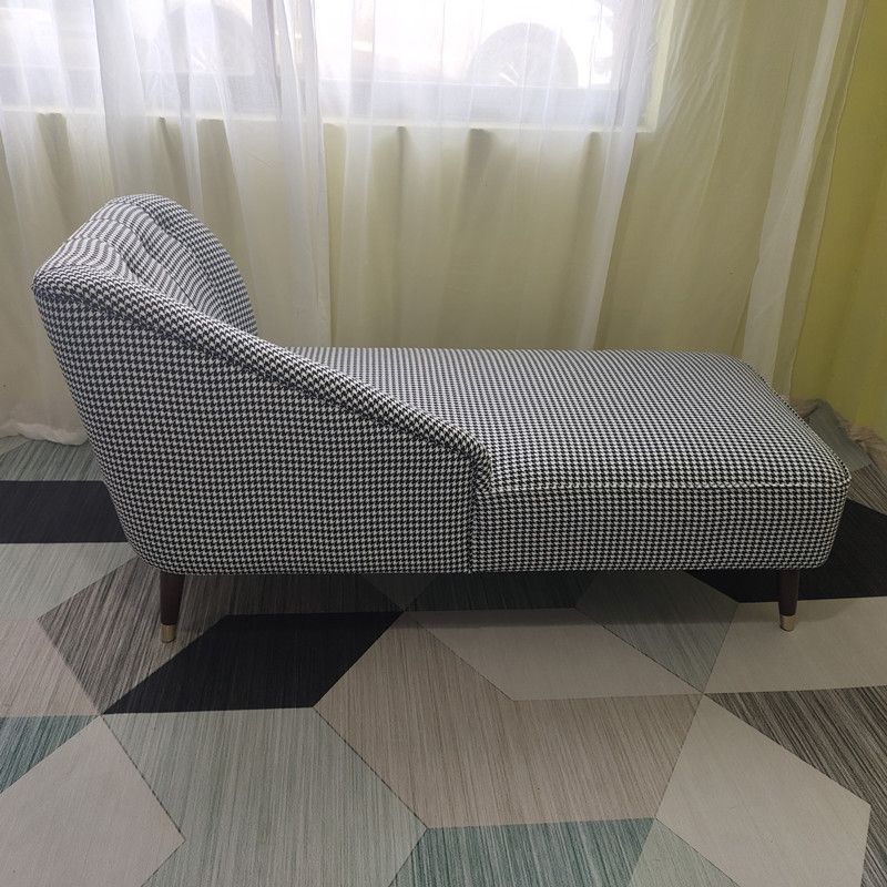 Contemporary One Armed Chaise Recessed Arms Accent Chair for Living Room Clearhalo 'Chairs & Seating' 'Chaise Lounge' 'chaise_lounge' 'furn' 'furn_chaise_lounge' 'Furniture' 'Living Room Furniture' 1200x1200_9d12b44c-f97c-4782-920d-754d6a3cfd41
