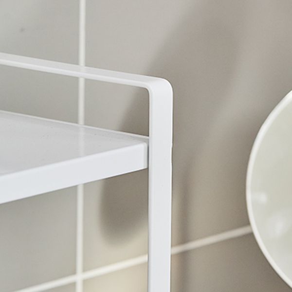 Estantería moderna de metal, estantería geométrica para cualquier habitación, 8.5 "W