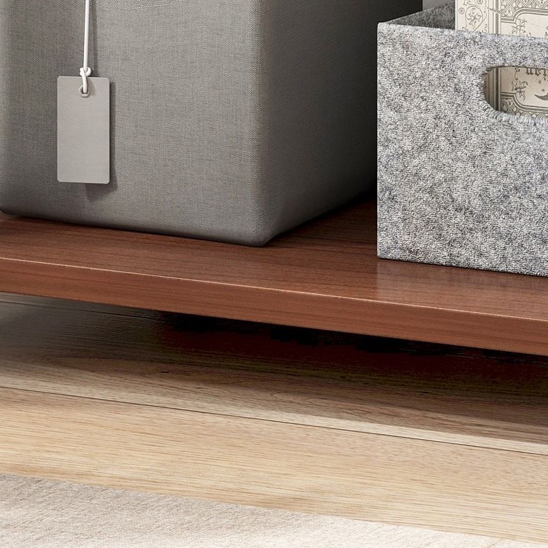 Modern Style Open Bookshelf Wooden Shelf Bookcase with Caster Wheels Clearhalo 'Bookcases' 'furn' 'furn_bookcases' 'Furniture' 'furniture_bookcases' 'kitchen' 'kitchen_bookcases' 'Living Room Furniture' 'Office Furniture' 1200x1200_9d1c479c-d151-4368-96f9-545b9de8c359