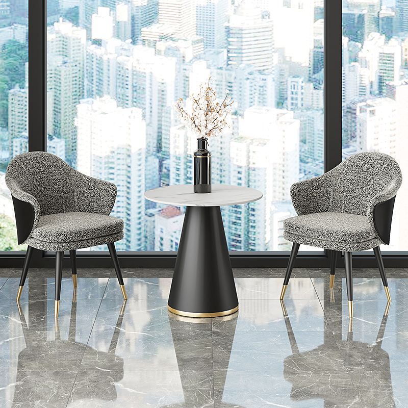 Modern 1/2/3/4/5 Pieces Dining Set Round White Dining Table Set for Home Use Clearhalo 'Dining Room Sets' 'Dining Tables & Seating' 'dining_room_set' 'furn' 'furn_dining_room_set' 'Furniture' 'furniture_dining_room_set' 'Kitchen & Dining Furniture' 'kitchen&dining_furn' 'kitchen' 1200x1200_9d1cc606-8fe7-4c0b-a2a6-d066679cab7c