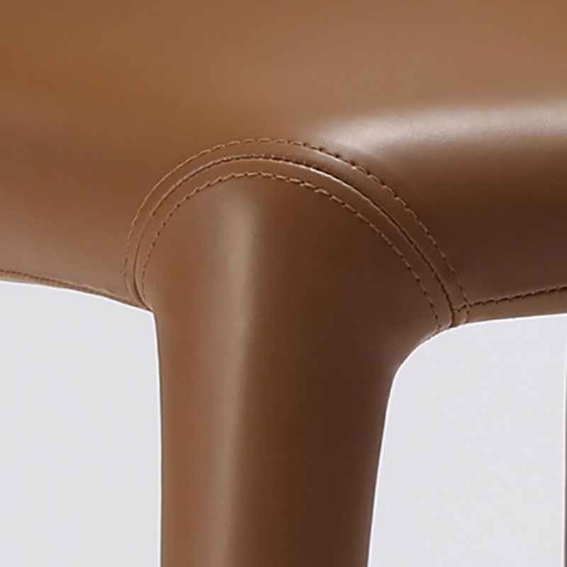 Contemporary Style Metal Dining Chair Dining Armless Side Single Chair for Kitchen Clearhalo ' kitchen&dining_furn' 'Dining Chairs' 'Dining Tables & Seating' 'dining_chair' 'furn' 'furn_dining_chair' 'Furniture' 'furniture_dining_chair' 'Kitchen & Dining Furniture' 'kitchen' 1200x1200_9d1ee083-5bb8-4bb6-b06e-e552ce2cf60b