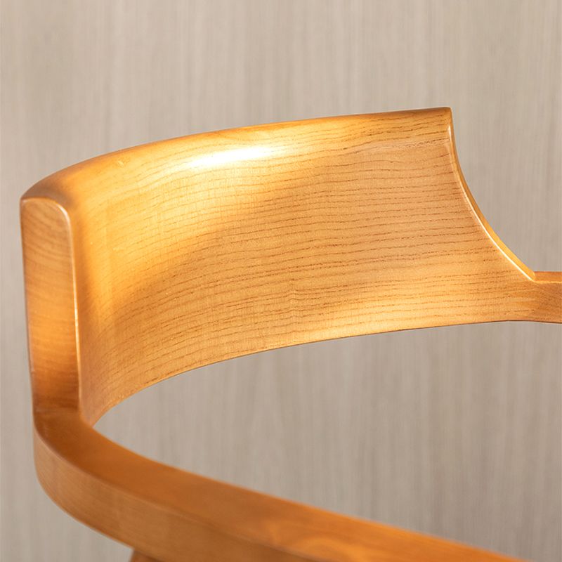 Contemporary Leather Dining Room Arm Chair Wood Open Back Dining Chair Clearhalo ' kitchen&dining_furn' 'Dining Chairs' 'Dining Tables & Seating' 'dining_chair' 'furn' 'furn_dining_chair' 'Furniture' 'furniture_dining_chair' 'Kitchen & Dining Furniture' 'kitchen' 1200x1200_9d200b09-b63c-44cd-80f5-cd4feb33c2ca