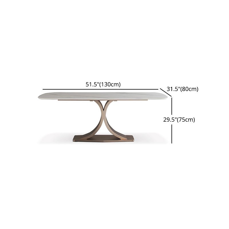 Modern Sintered Stone Top Dining Set Rectangle 1/5/6 Pieces Dining Room Table Set Clearhalo 'Dining Room Sets' 'Dining Tables & Seating' 'dining_room_set' 'furn' 'furn_dining_room_set' 'Furniture' 'furniture_dining_room_set' 'Kitchen & Dining Furniture' 1200x1200_9d20a978-caf6-4533-83de-a3a1360b0c9a