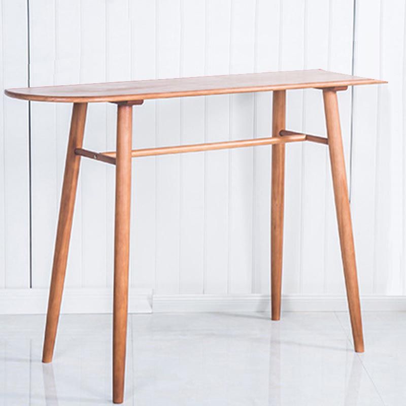 Juego de mesa y taburete de madera maciza de 1/2/3 piezas, juego moderno de altura para mostrador interior