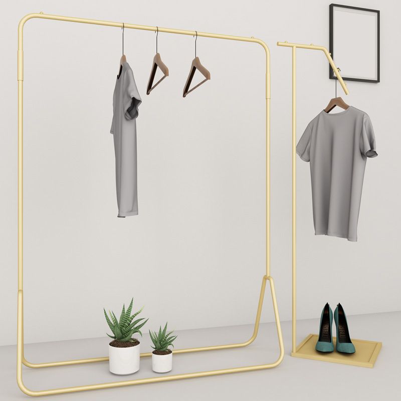 Luxurious Coat Hanger Free Standing Solid Color Metal Coat Rack Clearhalo 'Entry & Mudroom Furniture' 'furn' 'furn_hall_tree_coat_racks' 'Furniture' 'Hall Trees & Coat Racks' 'hall_tree_coat_racks' 1200x1200_9d234461-921a-4d57-ba78-d0ac0e1298c0