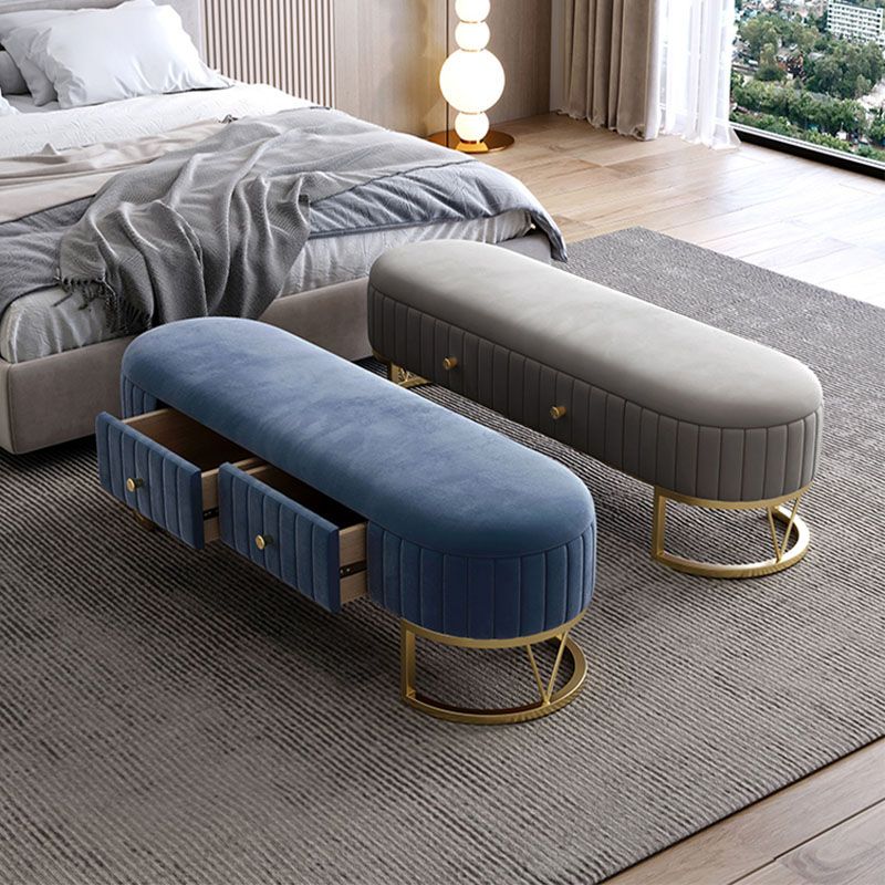 Banc de sièges rembourrés glamour entrée et banc de chambre à coucher, 18 "W