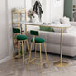 Modern 1/3 Pieces Bar Table Set Stone Counter Table with High Stools for Cafe Living Room Clearhalo 'Bar Furniture' 'furn' 'furn_home_bar_bar_sets' 'Furniture' 'Home Bars & Bar Sets' 'home_bar_bar_sets' 'Kitchen & Dining Furniture' 1200x1200_9d260a3e-2be3-43ea-9988-cafc816450c9
