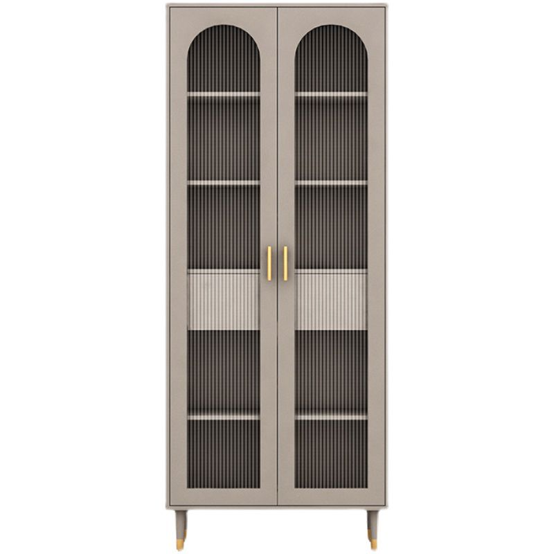 都会の垂直標準本棚ドアと引き出し付きの木製本棚