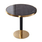 Luxury Style Marble Scratch Resistant Dining Table Single Pedestal Base Round Table for Home Clearhalo ' dining_table' 'Dining Tables & Seating' 'Dining Tables' 'furn' 'furn_dining_table' 'Furniture' 'furniture_dining_table' 'Kitchen & Dining Furniture' 'kitchen&dining_furn' 'kitchen' 'kitchen_dining_table' 1200x1200_9d26b8fd-54a4-49b5-95f5-05c0f6bfb90f