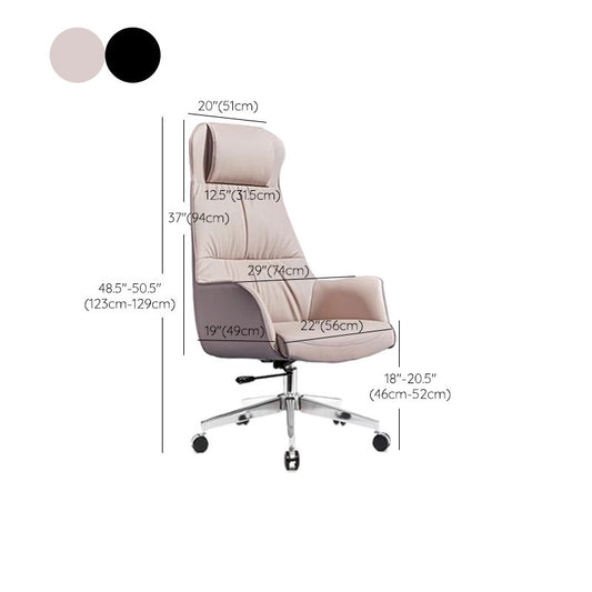 Sedia contemporanea senza angosciante sedia da ufficio in frox cuoio