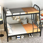 Modern Style Bunk Bed 66.93" Tall Bunk Bed in Black/White Finish Clearhalo 'Bedroom Furniture' 'Beds' 'furn' 'furn_beds' 'Furniture' 1200x1200_9d288912-0019-42b3-a81c-7a9159fefce1
