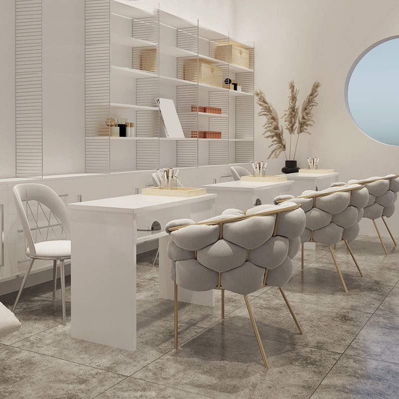 Glam Style Upholstered Gold Base Dining Arm Chair for Dining Room Clearhalo 'Dining Chairs' 'Dining Tables & Seating' 'dining_chair' 'furn' 'furn_dining_chair' 'Furniture' 'Kitchen & Dining Furniture' 1200x1200_9d29284a-8bae-4430-8ae5-542d52898f1a