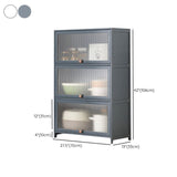 Mesa contemporánea de la mesa del aparador Bamboo con puertas para la cocina