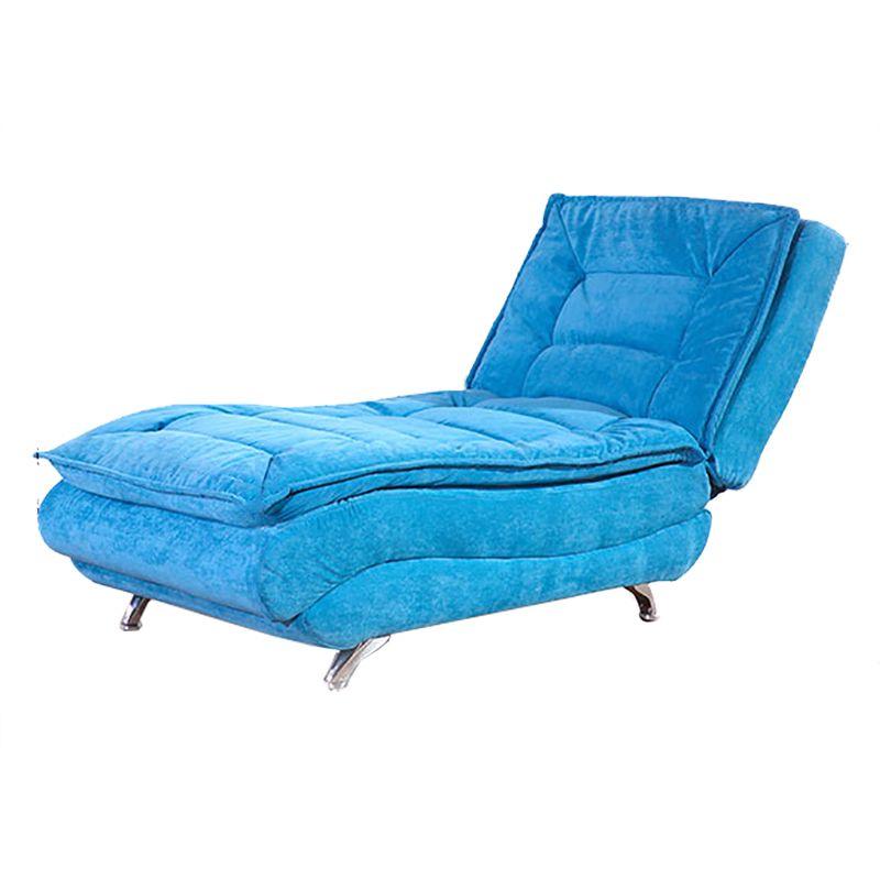 Modern Cushioned Chaise Lounge Armless Chaise for Bedroom and Living Room