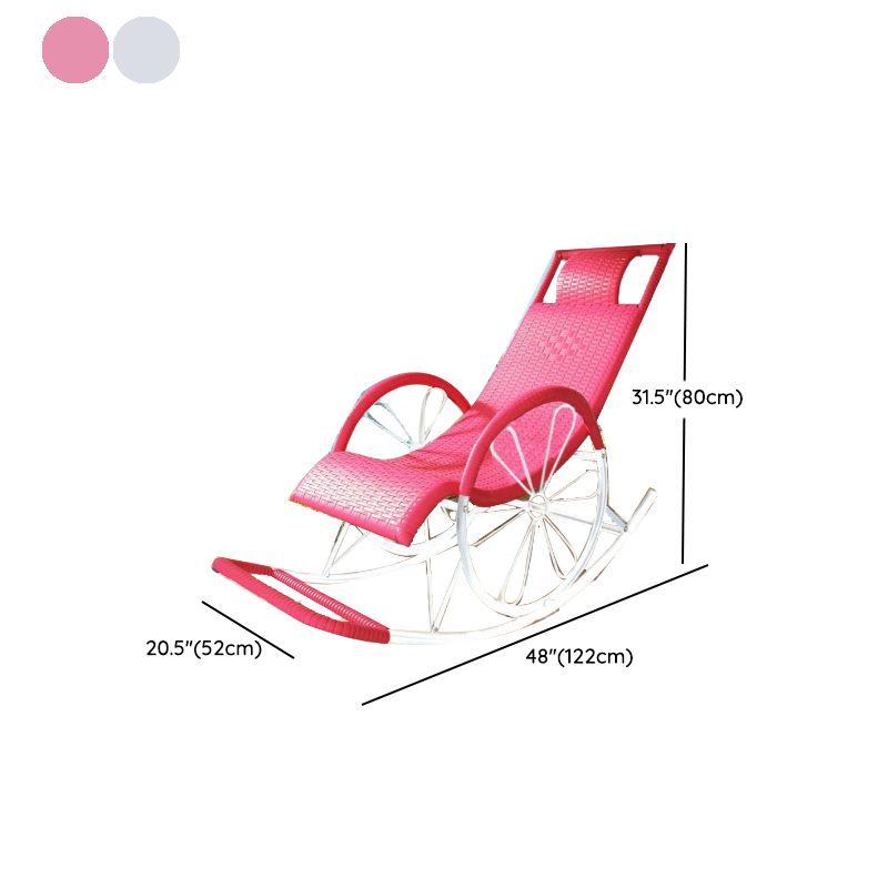 Modern Style Lounge Leisure Lazy Sofa Chair Family Rocking Chair for Balcony Clearhalo 'Chairs & Seating' 'furn' 'furn_rocking_chairs' 'Furniture' 'Living Room Furniture' 'Rocking Chairs' 'rocking_chairs' 1200x1200_9d2e9872-8c62-46c9-a69b-64645bc999a6